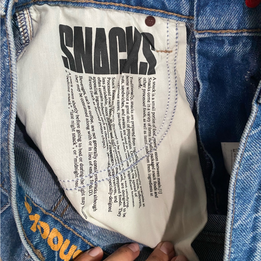 Mother Denim Snacks The Candy Stick Denim Jean Skirt Maxi Slit 27 - Picture 9 of 13